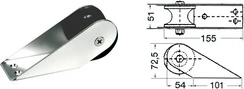 155x51-mm S.S. stemhead roller