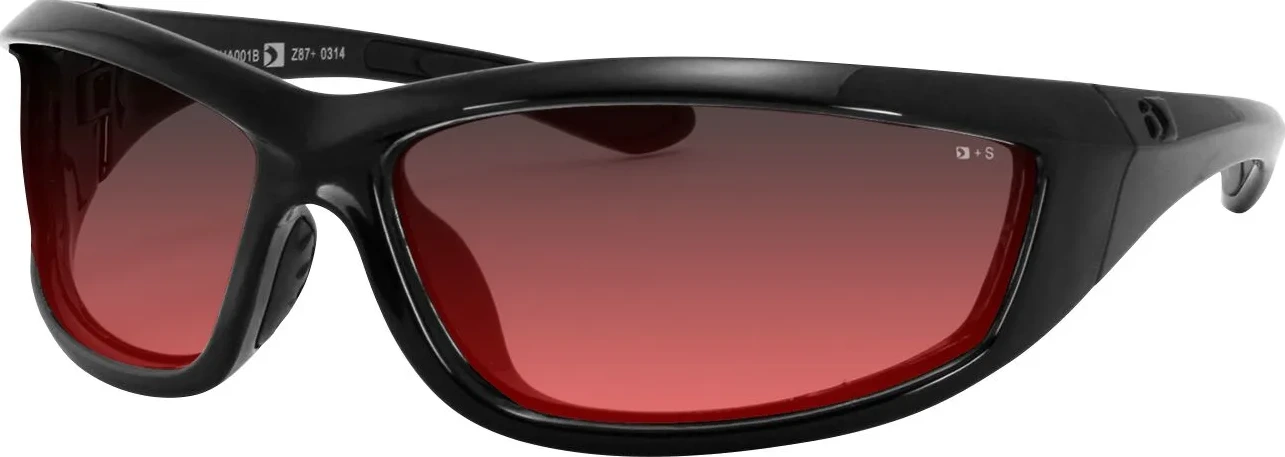SUNGLASSES TACTICAL CHARGER BLACK W/ ROSE LENS