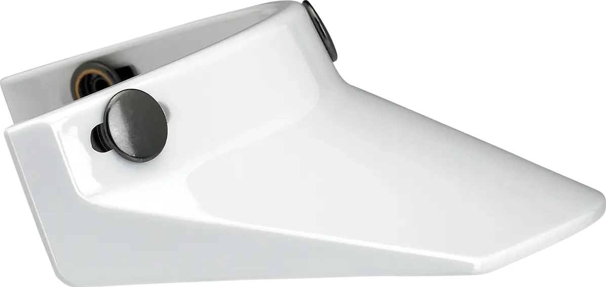 VISOR MOTO 3SNAP WHT