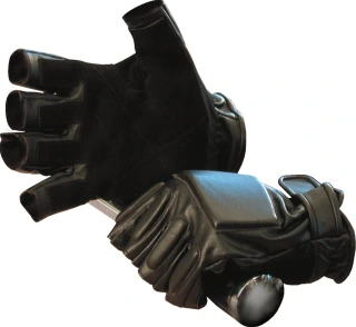 Army Surplus fingerless leather gloves