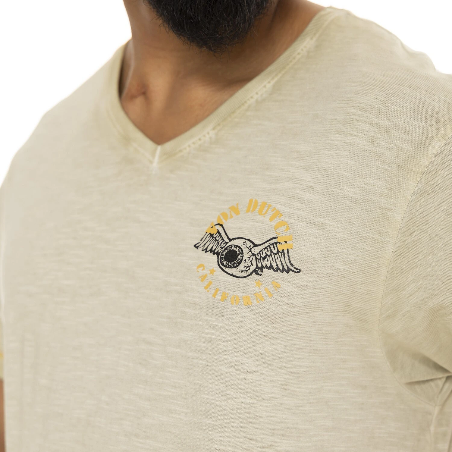 Von Dutch Hero t-shirt, Beige, L