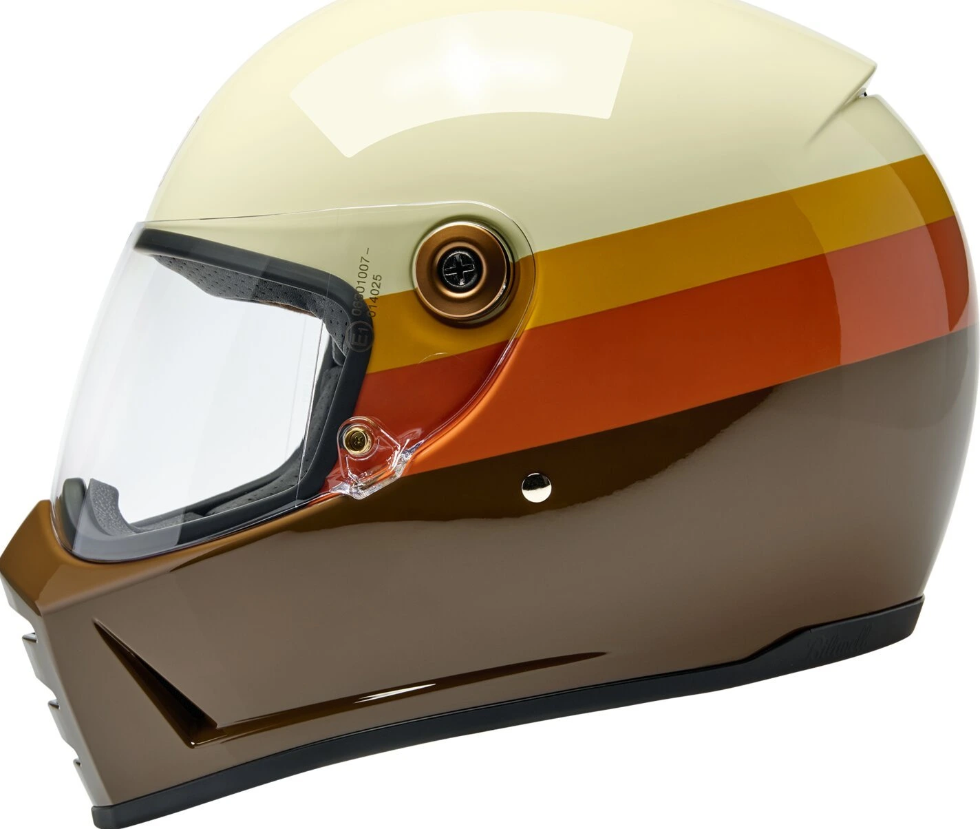 Biltwell Lane Splitter helmet, 20th anniversary Beige, XS, Gloss
