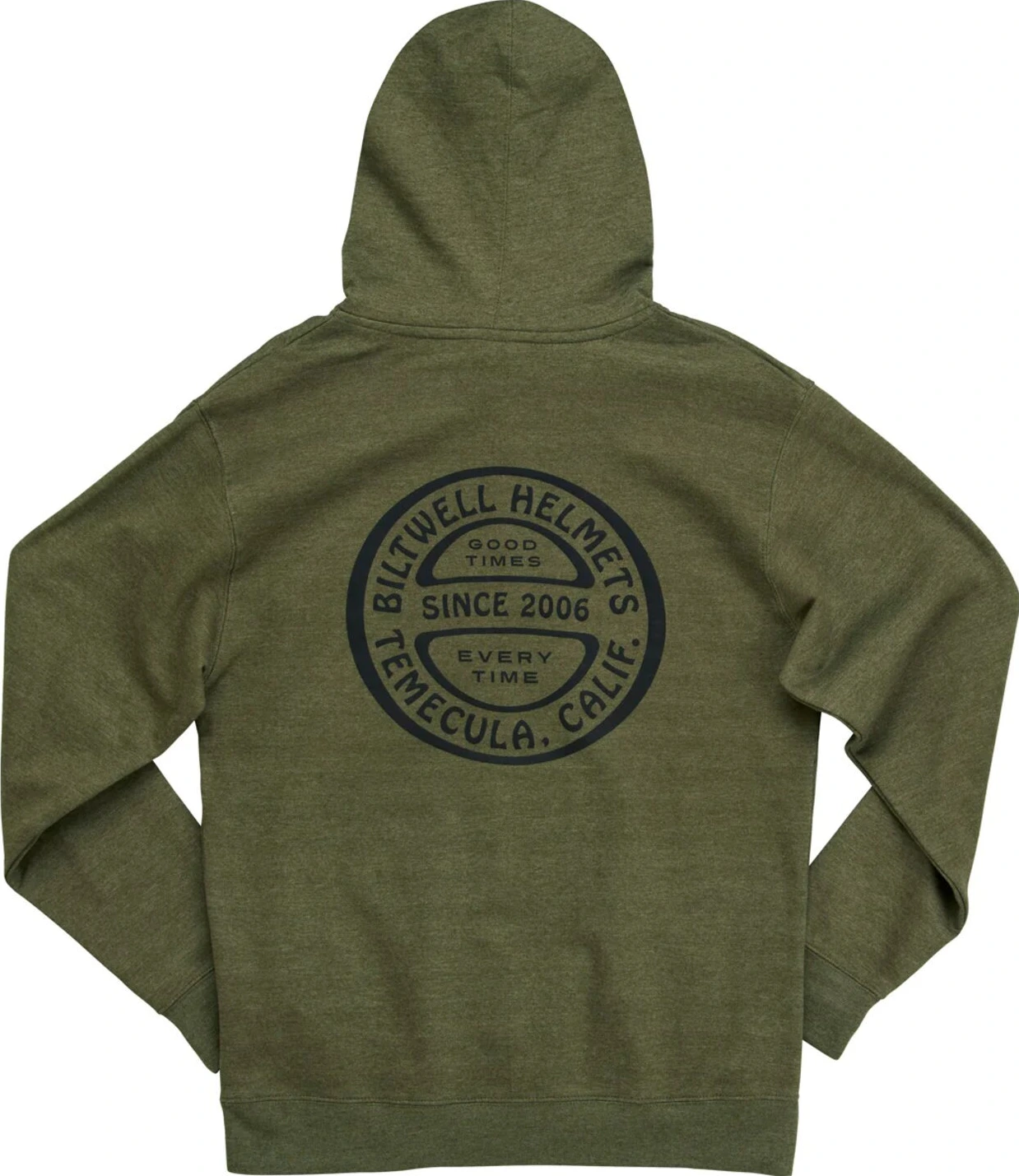 Biltwell Since 2006 hoodie, Green, S
