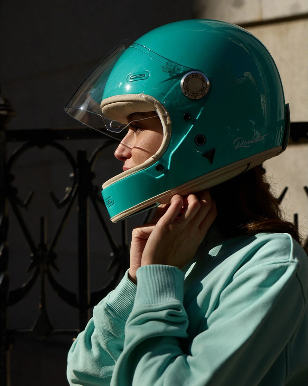 By City Roadster III helmet, aqua Blue, L, Gloss