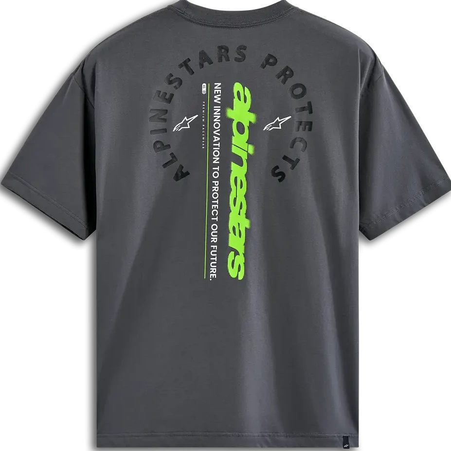 TEE SS CSF OVERSIZED OVERHANG CHARCOAL S
