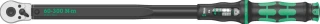 Wera 1/2" drive torque wrench 60-300 Nm with ratchet