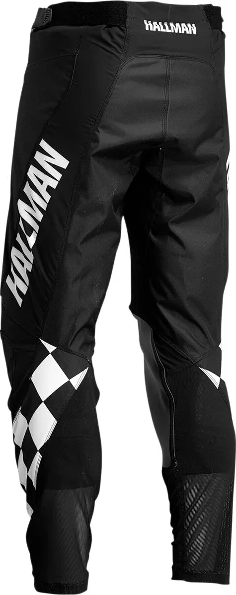 PANT DIFFER CHEQ BK/WH 28