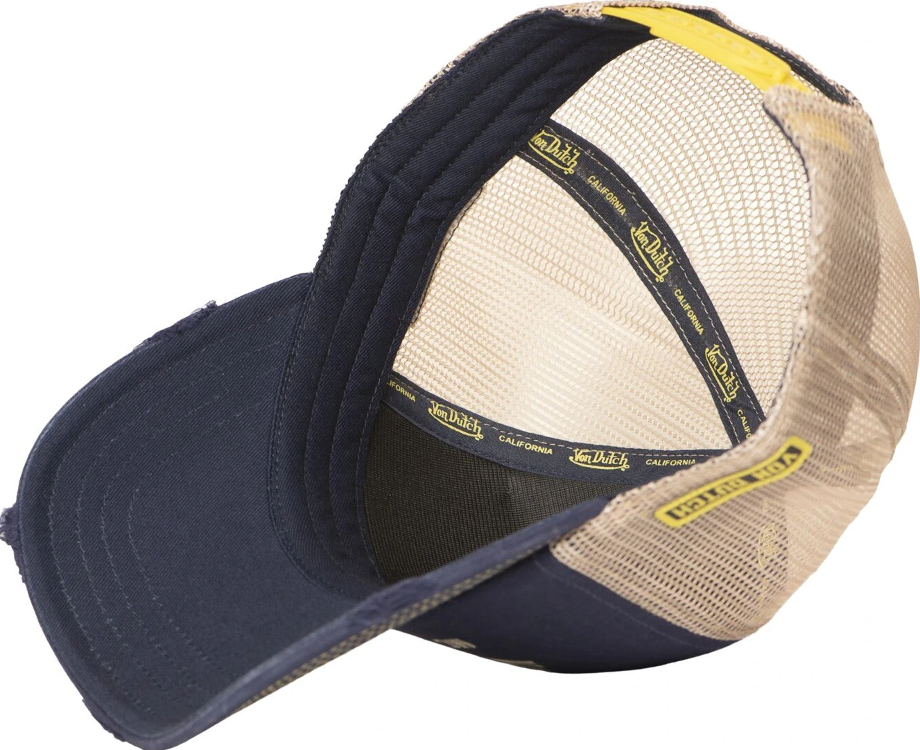Von Dutch Trucker crew cap helmet, skull Black