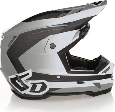 6D Helmet ATR-3 Pure Gloss White FIM, XS