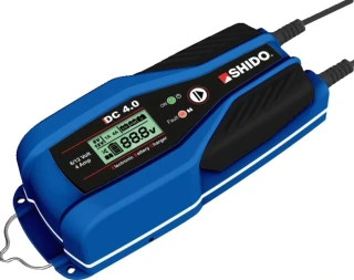 Shido, dual battery charger 12V/6V DC 4.0 (UK