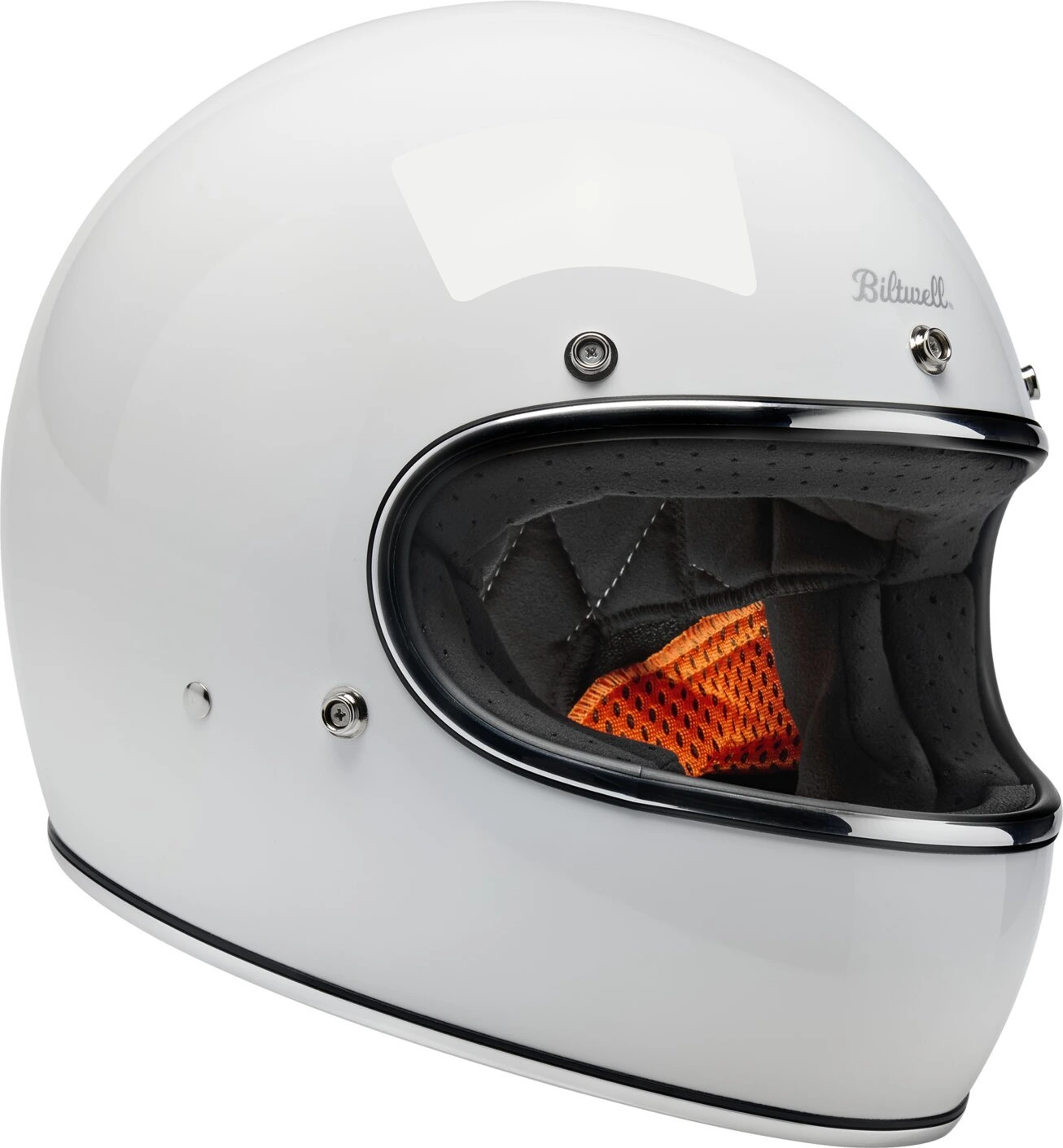 Biltwell Gringo helmet, White, XS, Gloss