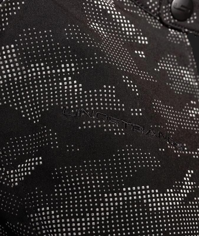 Lindstrands Textile jacket Frisen Black/reflecting pattern, 50