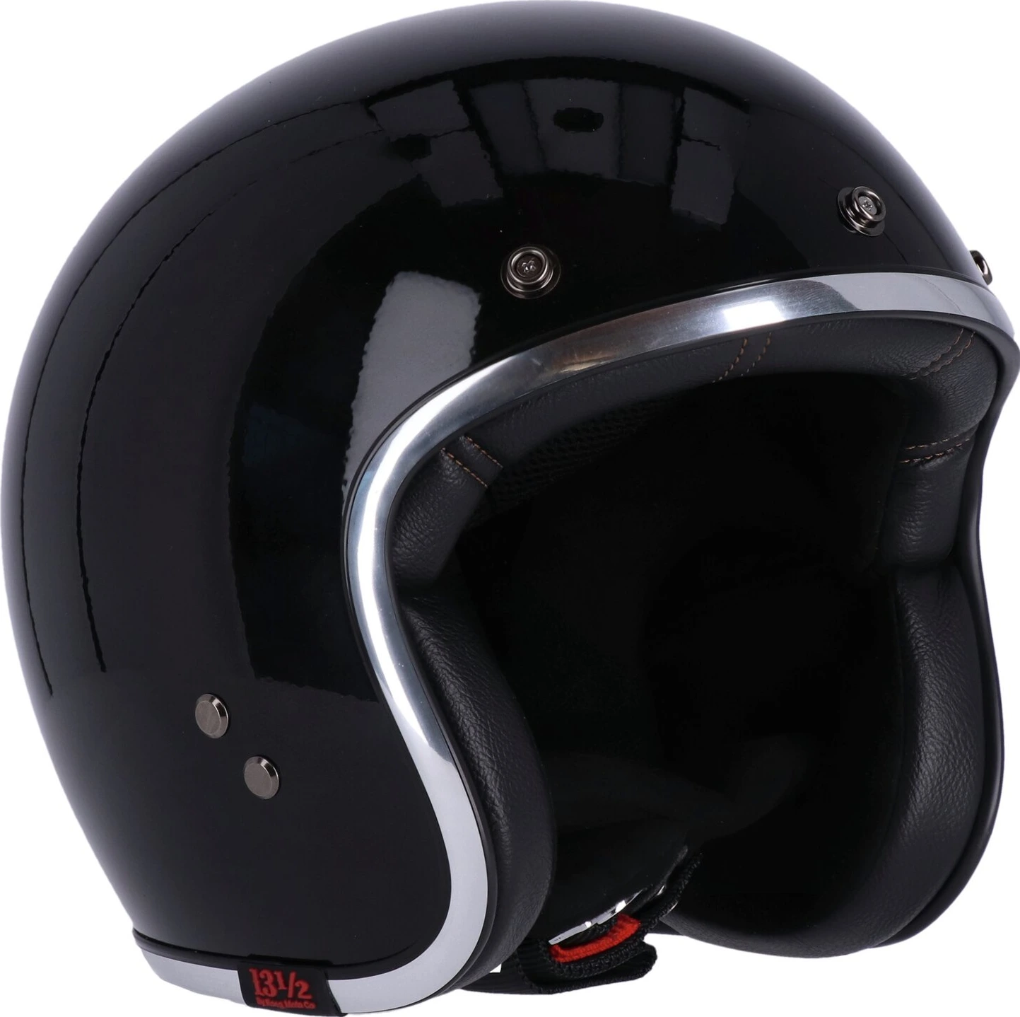 13 1/2 Skull bucket helmet, Black, M, Gloss