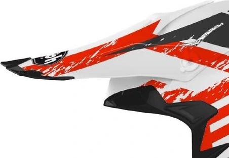 Airoh Terminator Open Vision Peak Hanger red matt