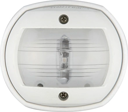 Compact 12 LED navigation light white - white 135°