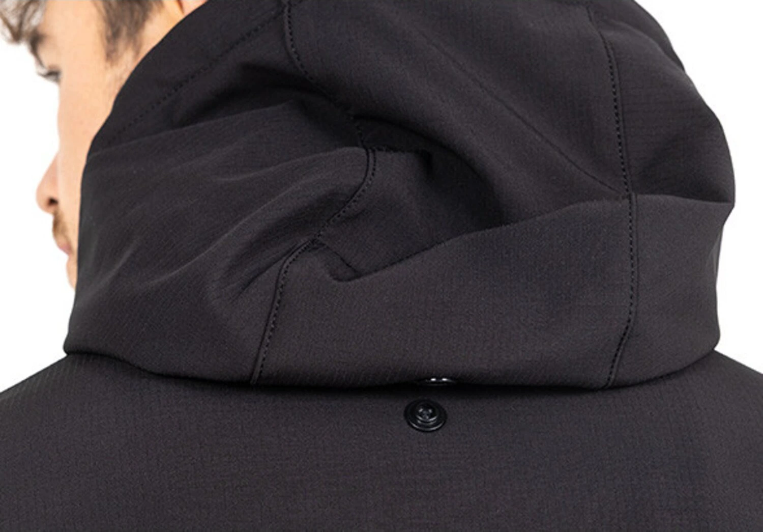 John Doe Hoodie V3 Softshell Rip-Stop, grey, Black, 2XL