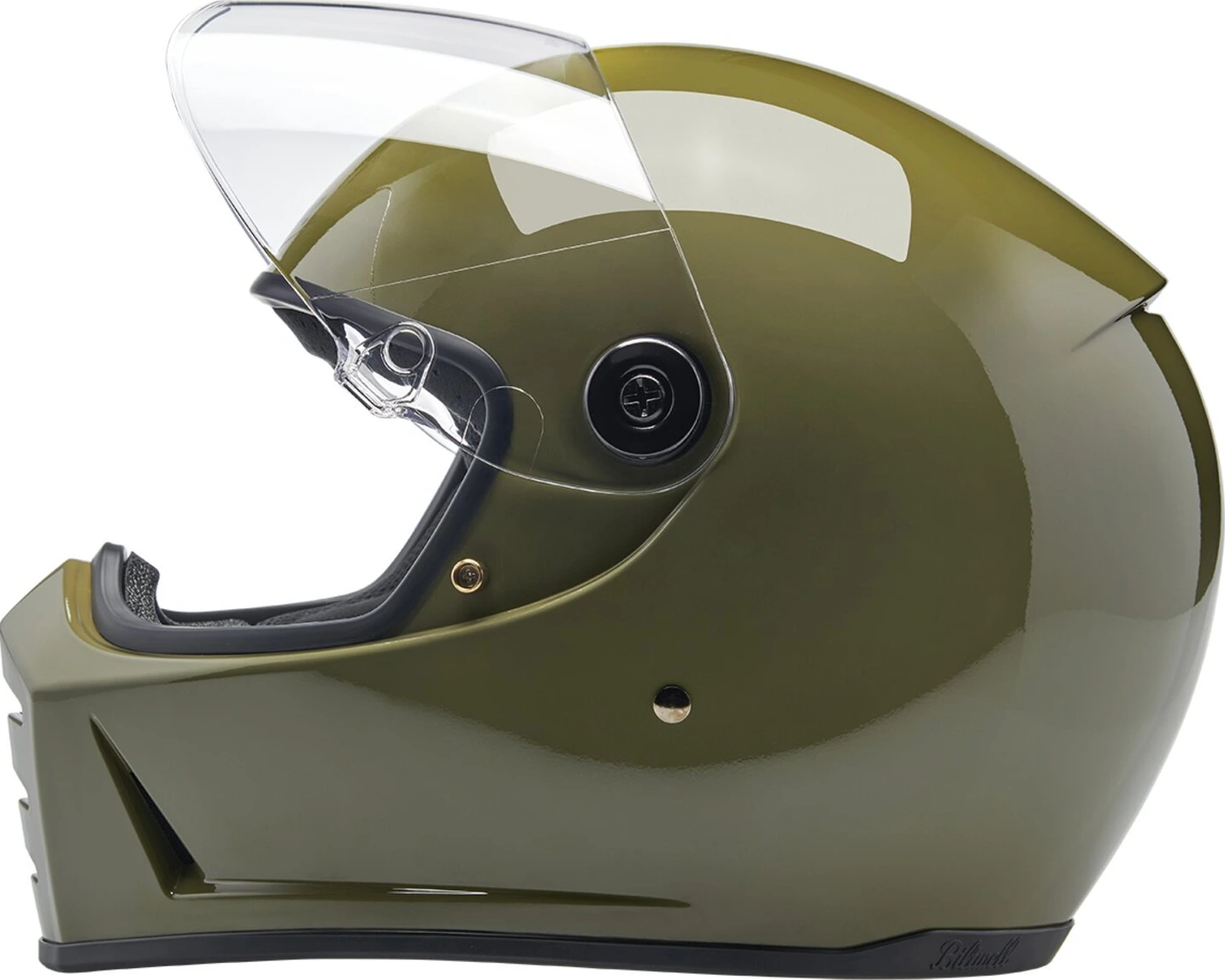 Biltwell Lane Splitter helmet, olive, Green, S, Gloss