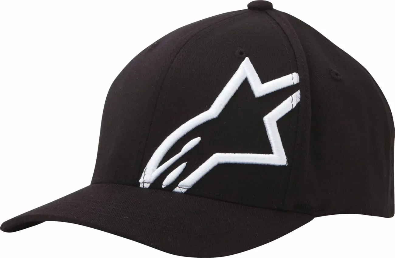 HAT CORP SHFT 2 BK/WT S/M