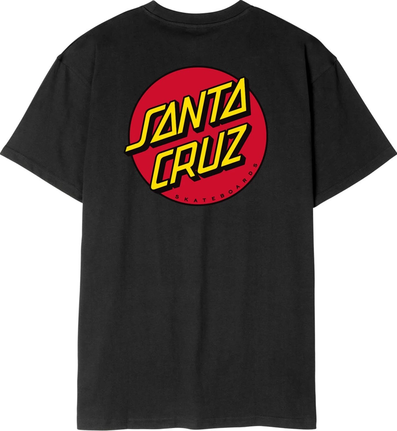 Santa Cruz Dot Chest t-shirt, Black, L