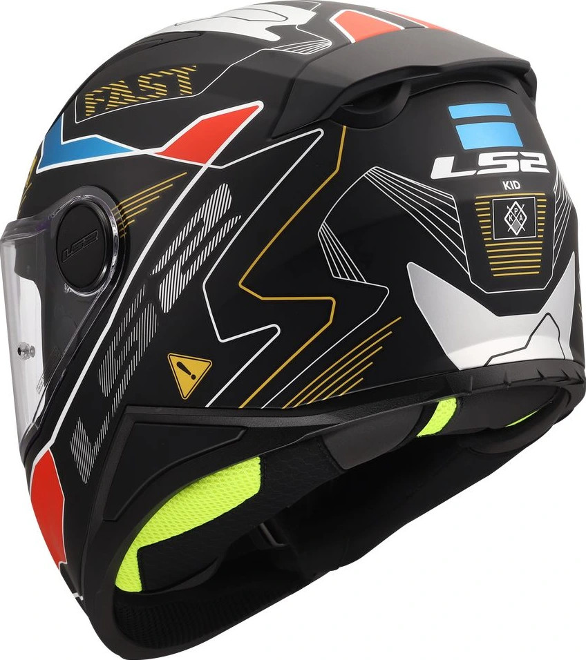 LS2 FF812 KID ZERO Helmet - M, Grey Red