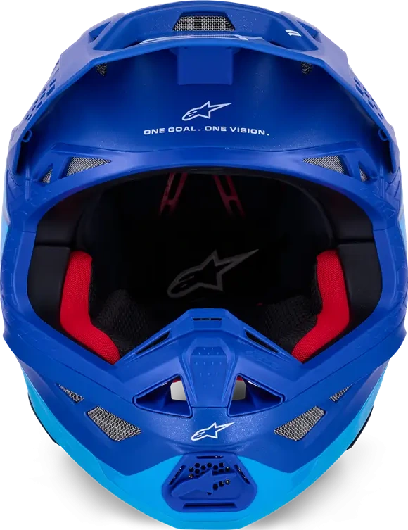 HELMET S-M10 FLOOD BLUE/BLK-CARB XS