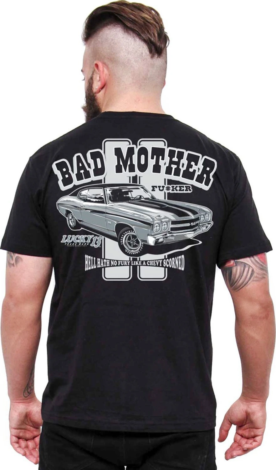 Lucky 13 Bad Mofo t-shirt, Black, S