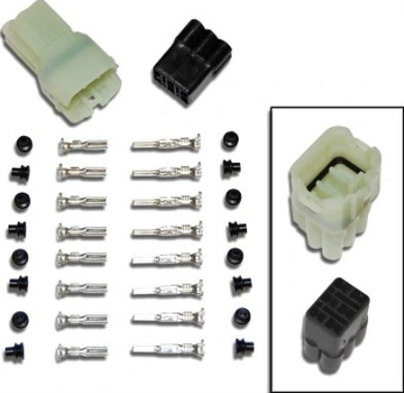 Electrosport 6-pin SQUARE Sandarus jungčių rinkinys - CLEAR