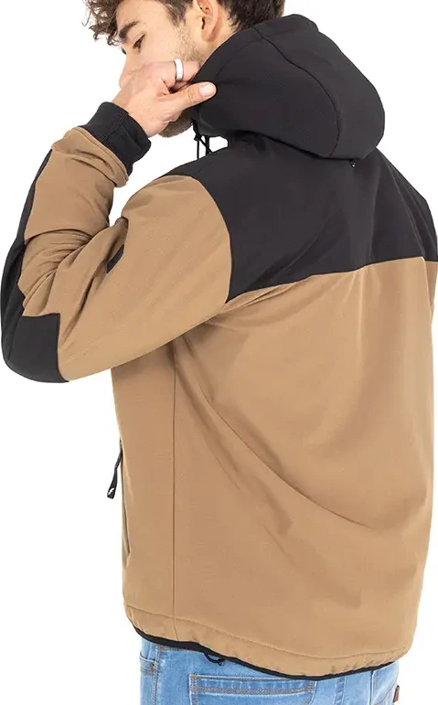 JACKET HOOD XTM V3 RIP STOP SOFTSHELL DESERT/BLACK SM