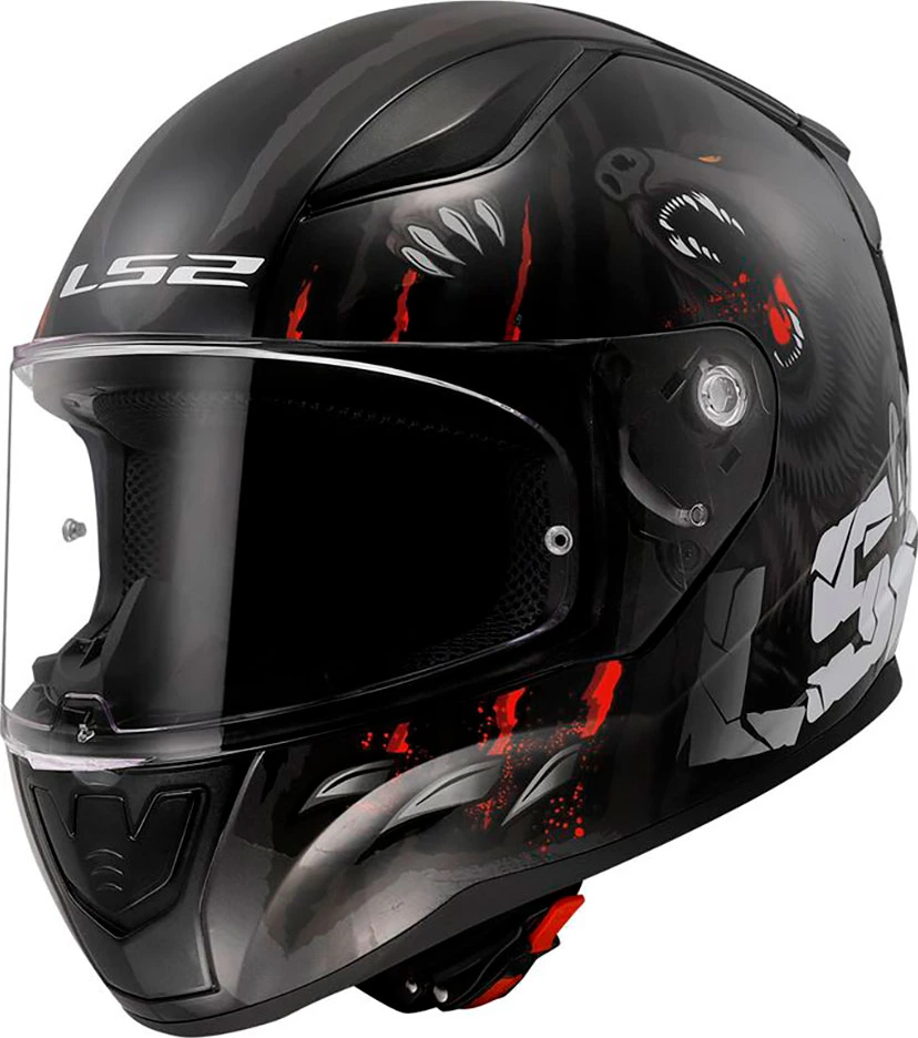 LS2 FF353 RAPID II CLAW helmet - Black, 3XL