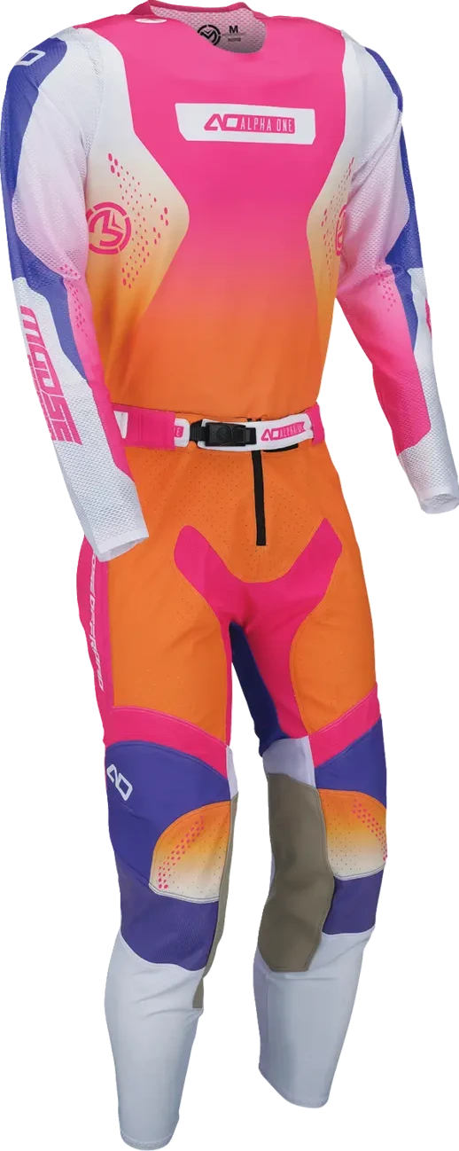 JERSEY ALPHA ONE ORANGE/PURPLE SM