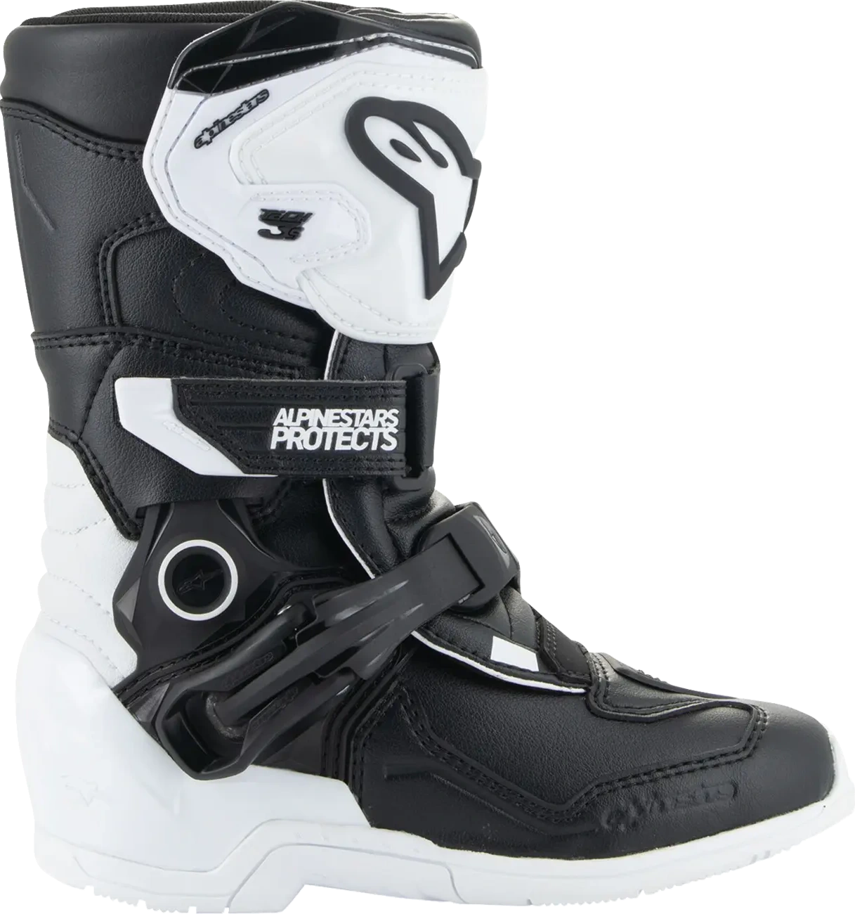 BOOT T3S KIDS WHT/BLK 10