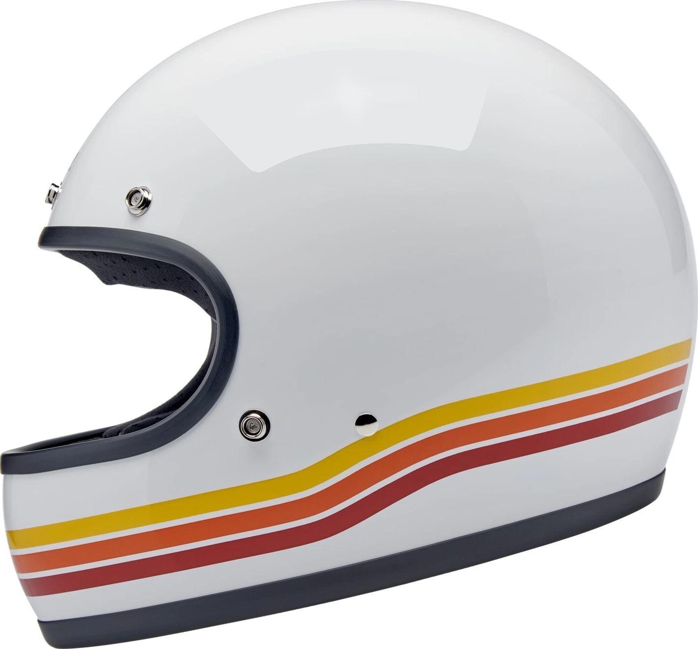 Biltwell Gringo helmet, sunset spectrum White, S, Gloss