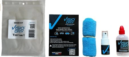 VISIODRY demo kit Superhydrophobic anti-rain AEROSOL mL/50 g 35