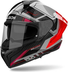 Airoh Helmet Matryx Rocket Red Fluo Gloss, XS