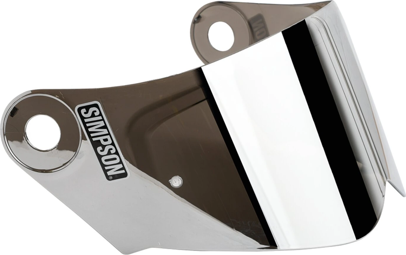 Simpson Visor for Darksome Mirror, Silver, storm grey black tracker Silver