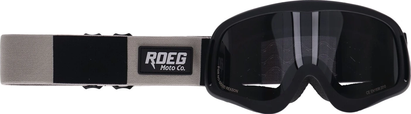 Roeg Peruna Stripe goggle, Black, light gray