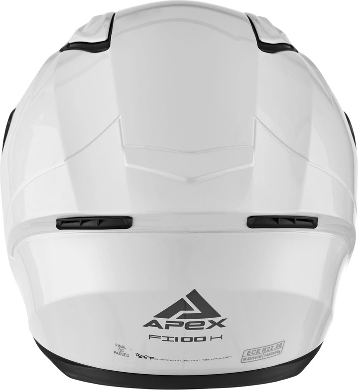 APEX Helmet FI100 Solid white JNR YS 51-52 cm