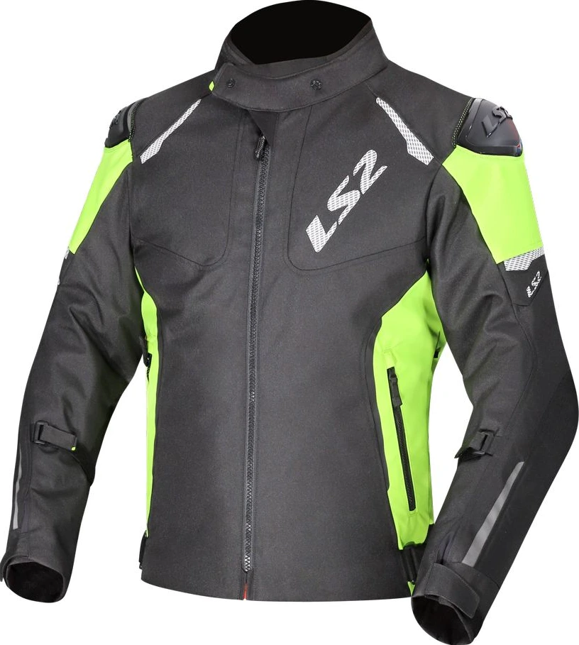 LS2 ZOOM MAN JACKET - M, Black Red