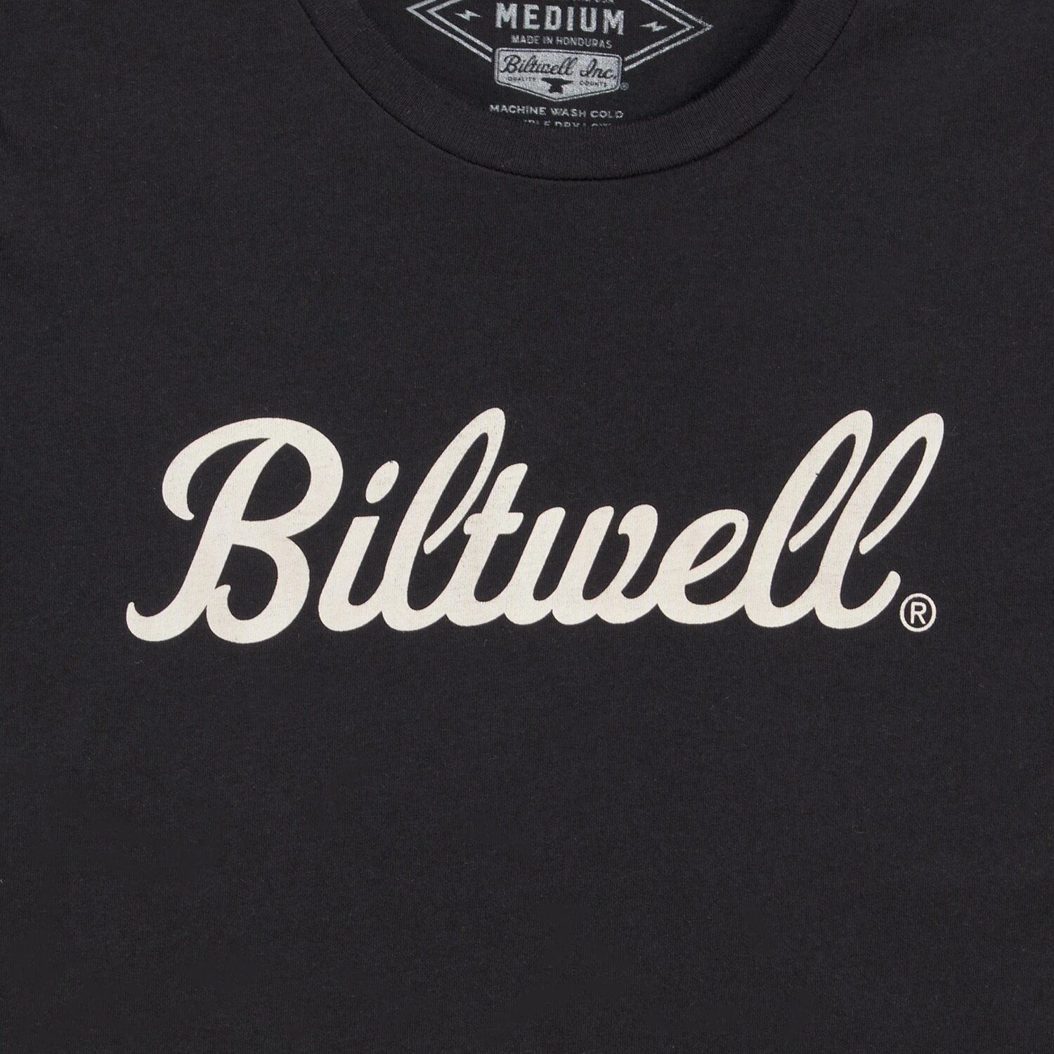 Biltwell Script female t-shirt, White, S