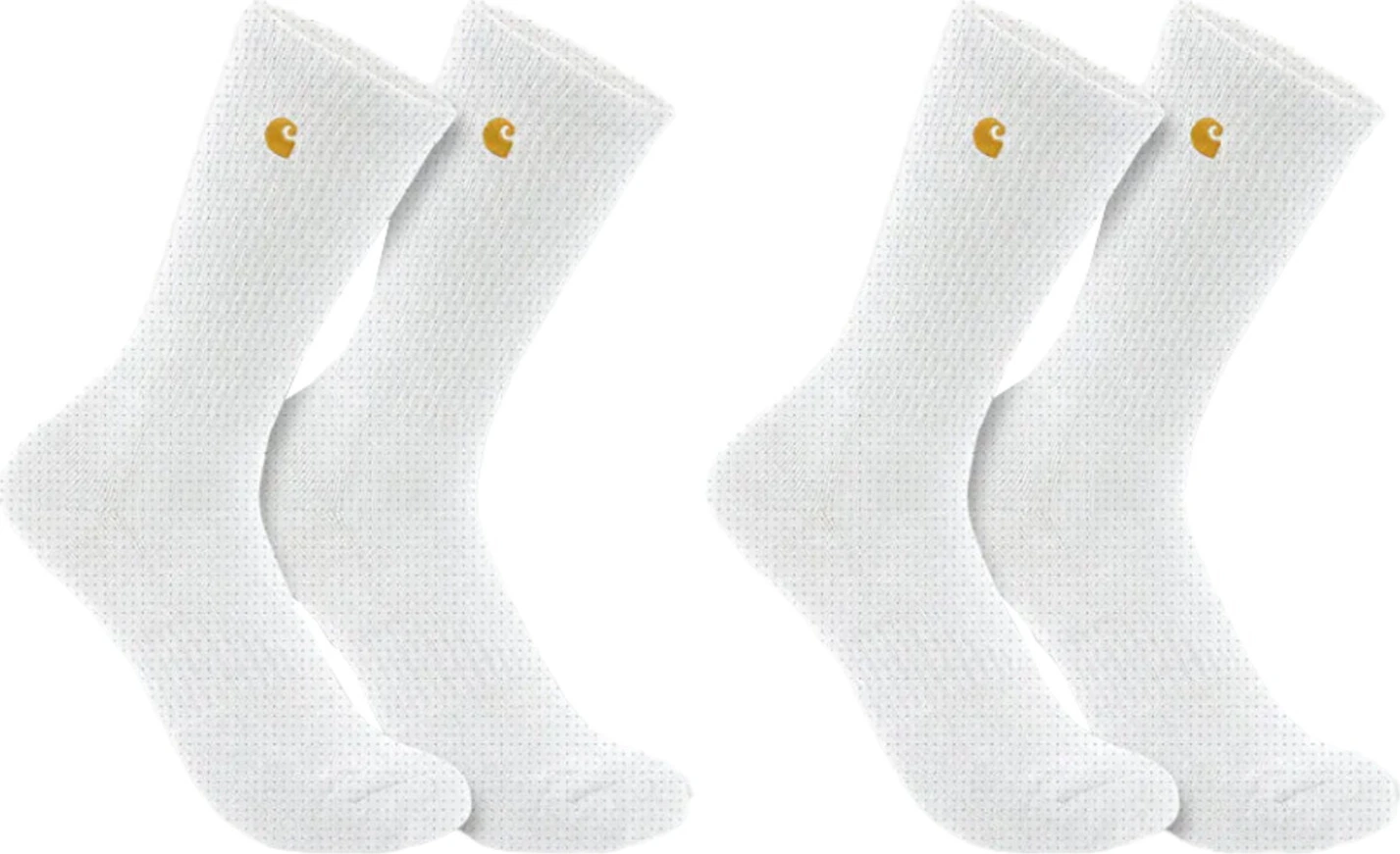 Carhartt Force™ Midweight Crew socks 2 Pack, White, L