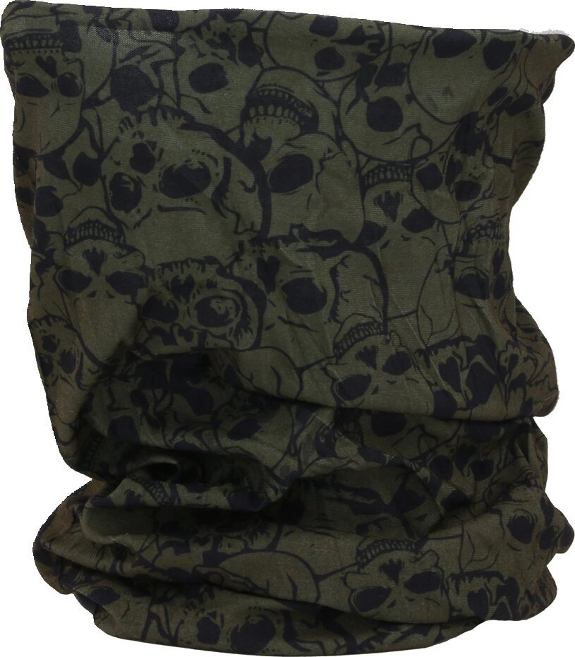 Coolmax tunnel green with, skull Green