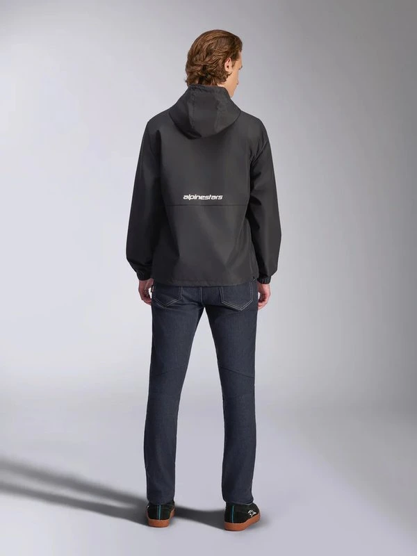 Alpinestars Jacket Speeder Chromium Windbreaker Black/White, L
