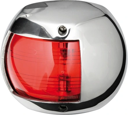 Compact 12 navigation light SS - red