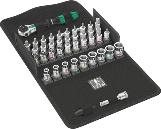 Wera Zyklop ratchet kit 42 pcs. 1/4" drive Metric sizes