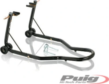 Puig Stand Padoock Support galiniai balti kabliukai C/Black