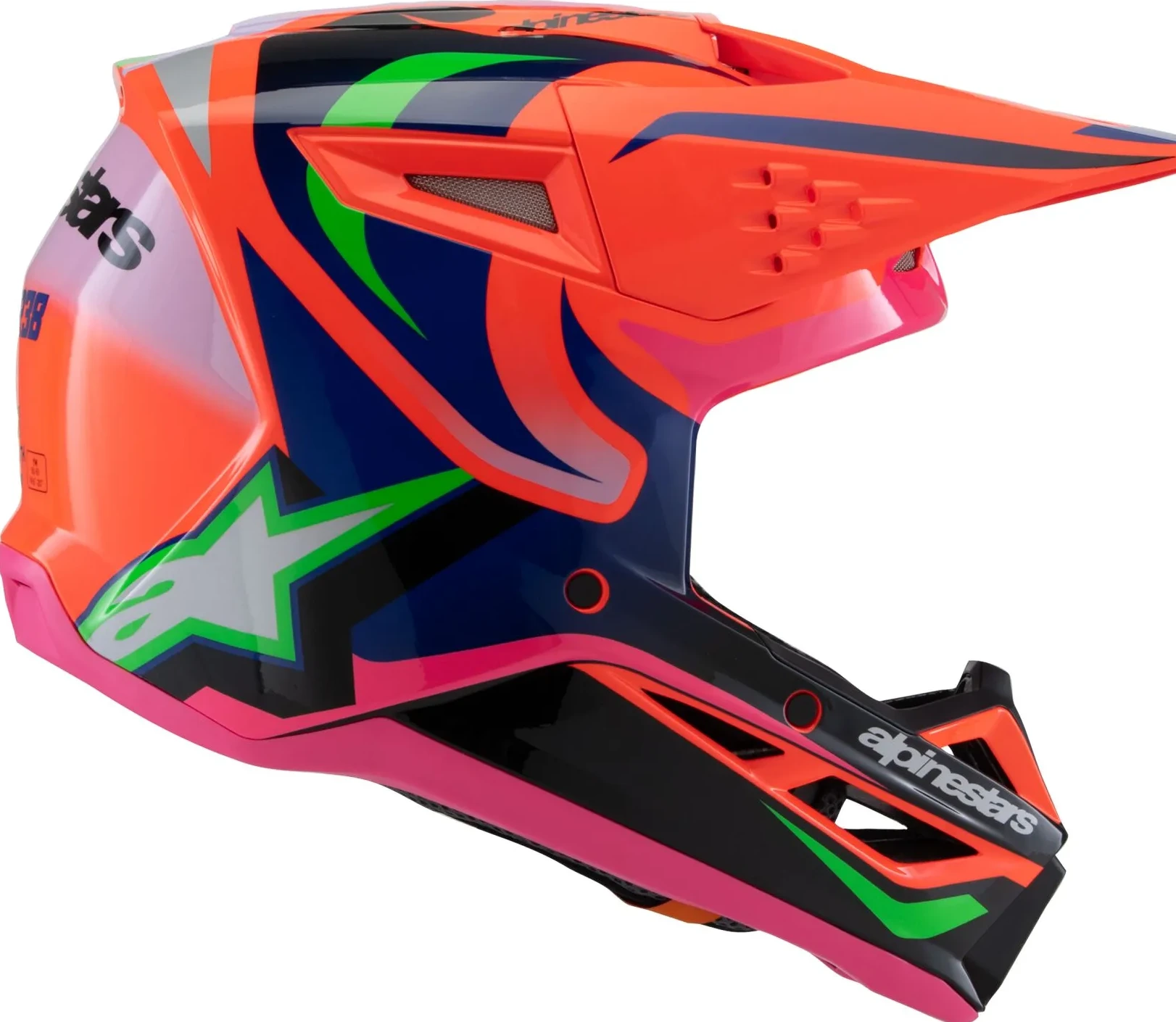 HELMET YTH SM3 DEEGAN OR/PU/PK YM