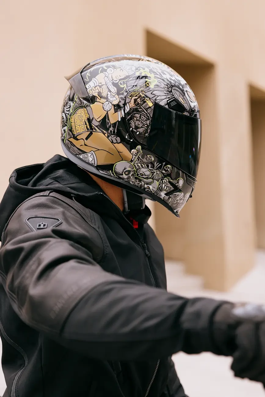 HELMET AIRFRAME PRO AZTECNINE GOLD XS