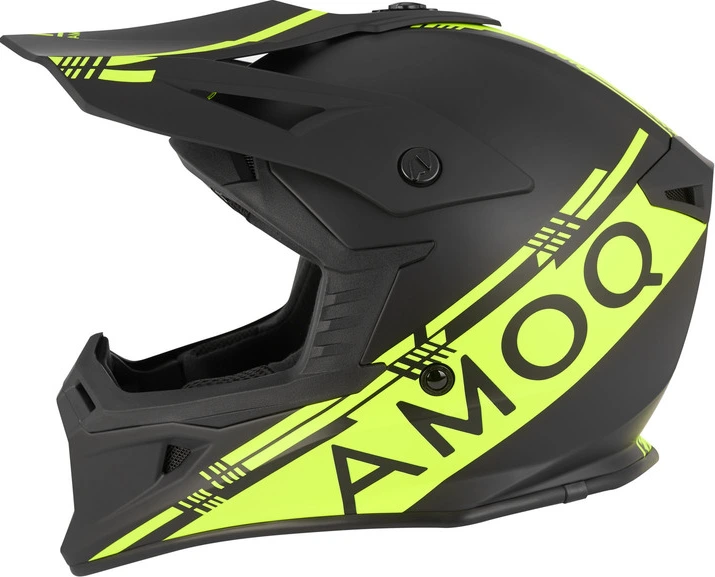 AMOQ Meteor V2 Helmet Black/HiVis, XS