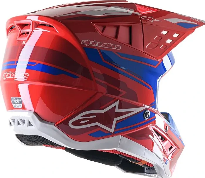 HELMET SM5 ACT2 RED/BL S