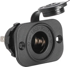 socket with external flange